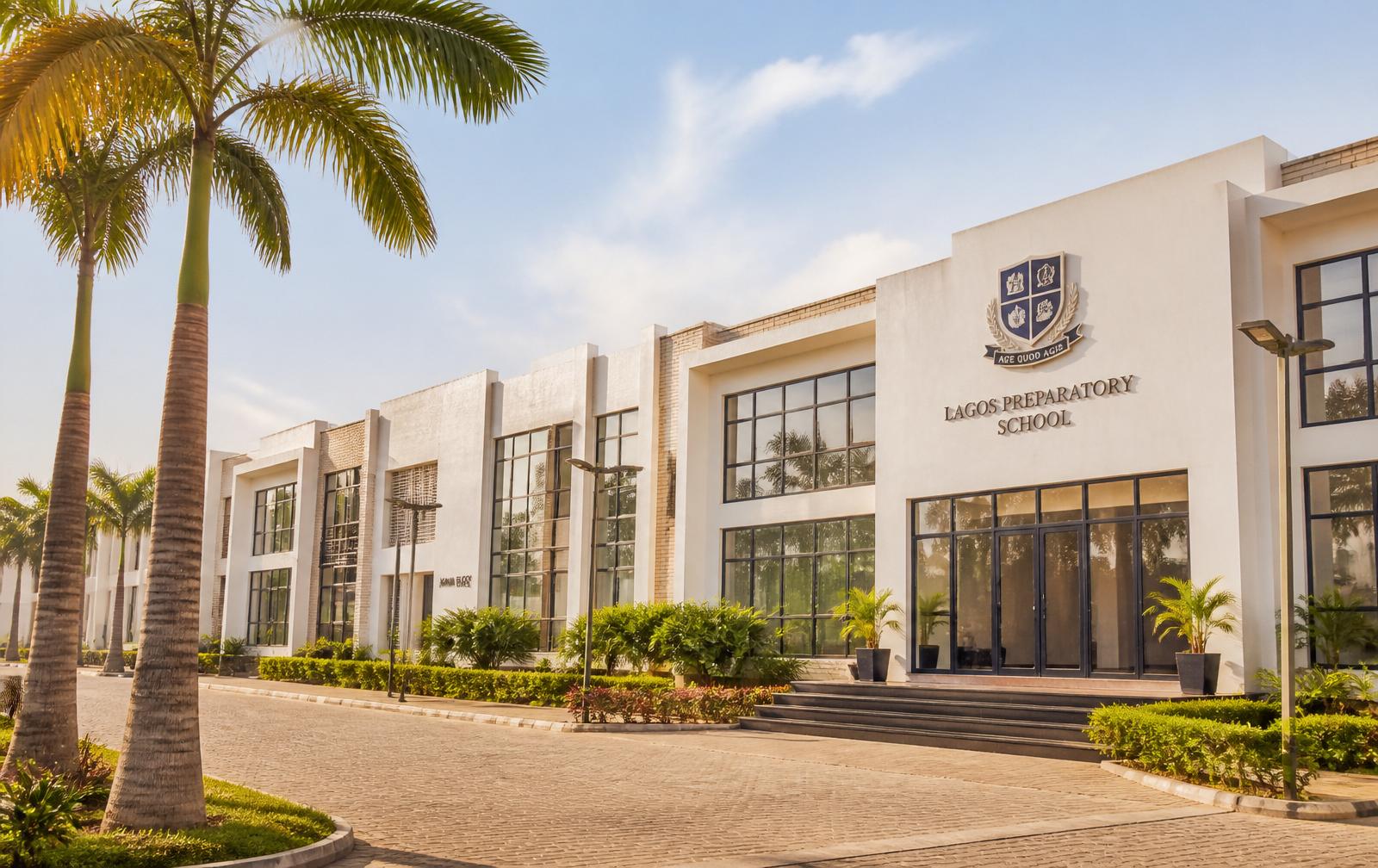 Modern school building