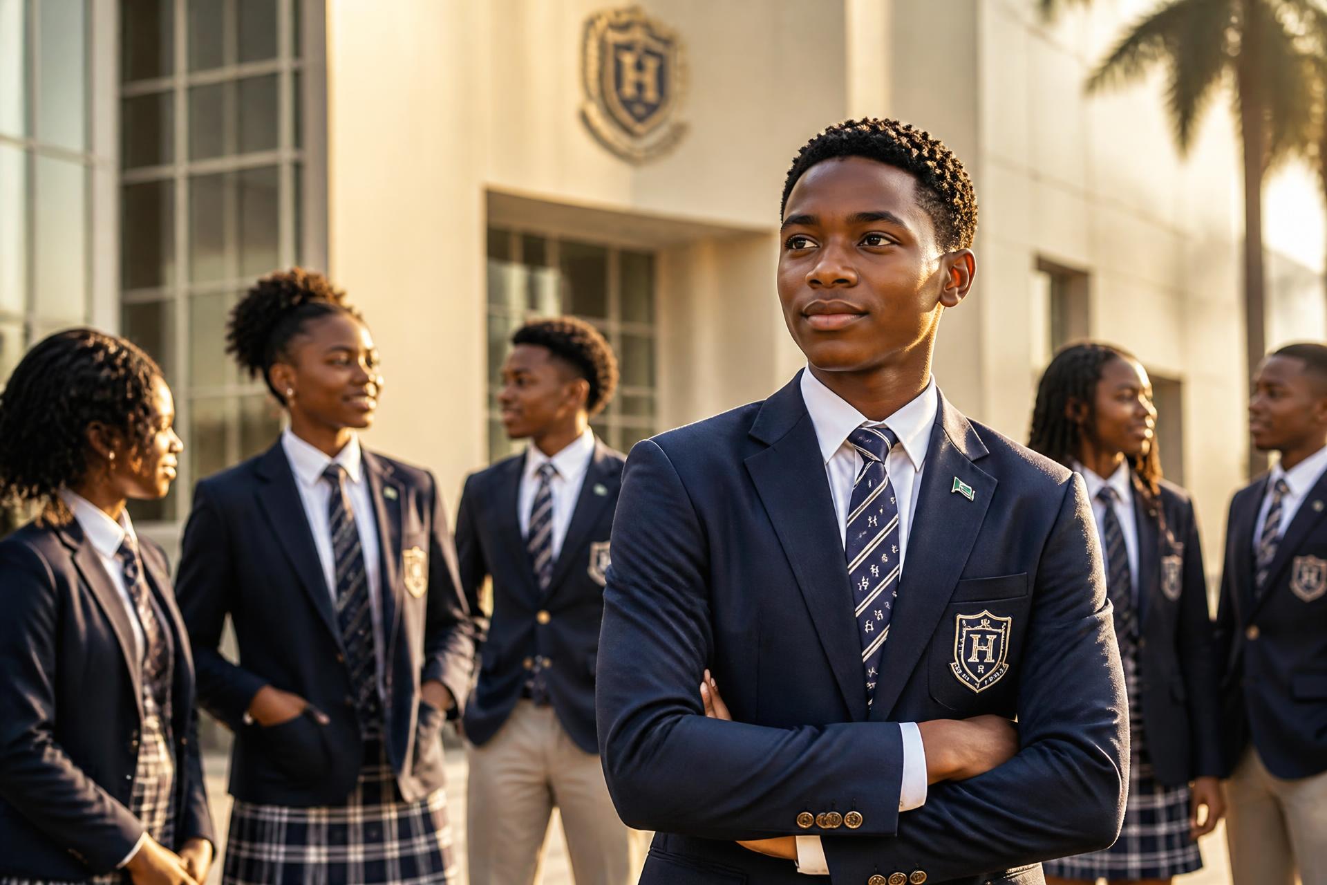 Students on campus